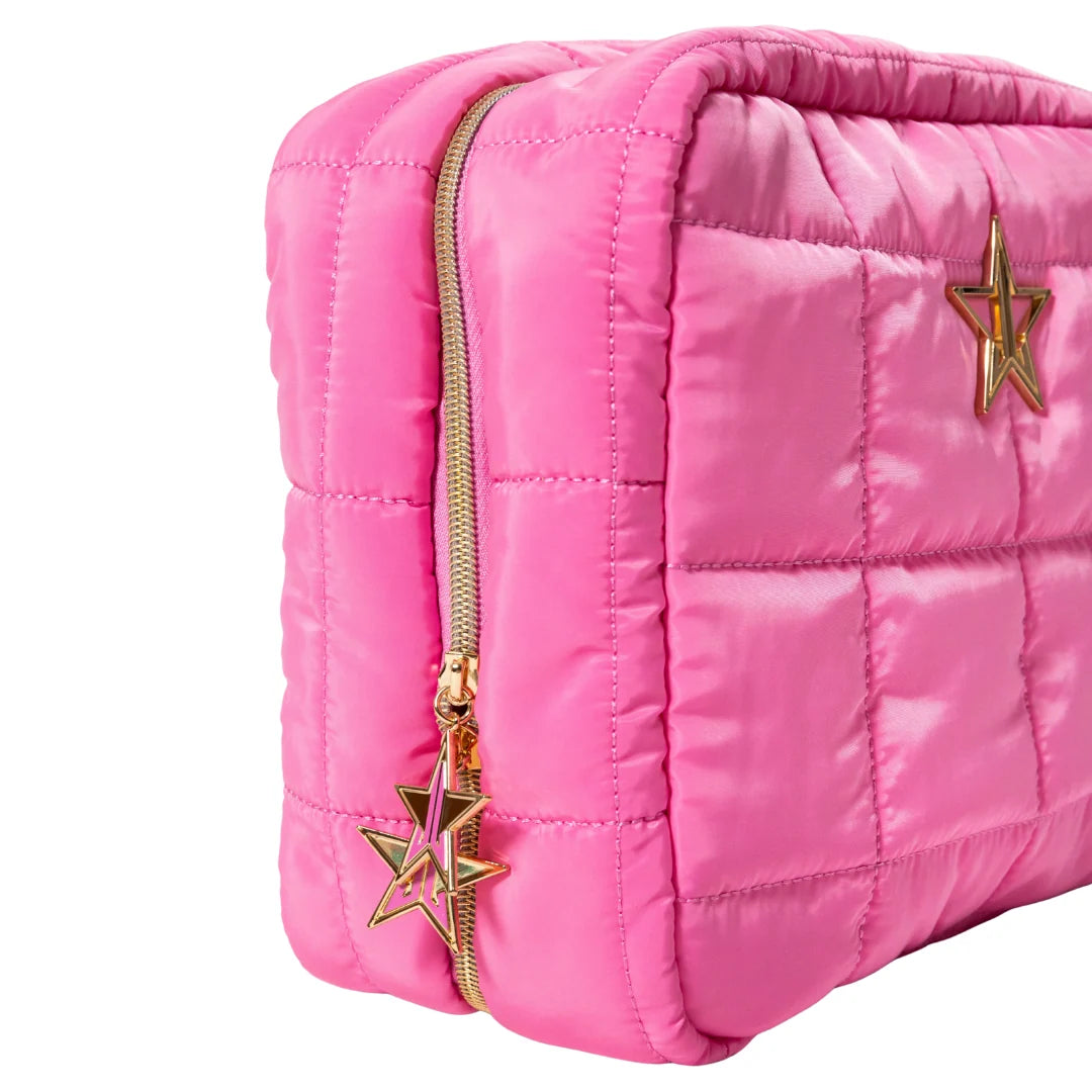 First Class Quilted Hanging Skincare Bag