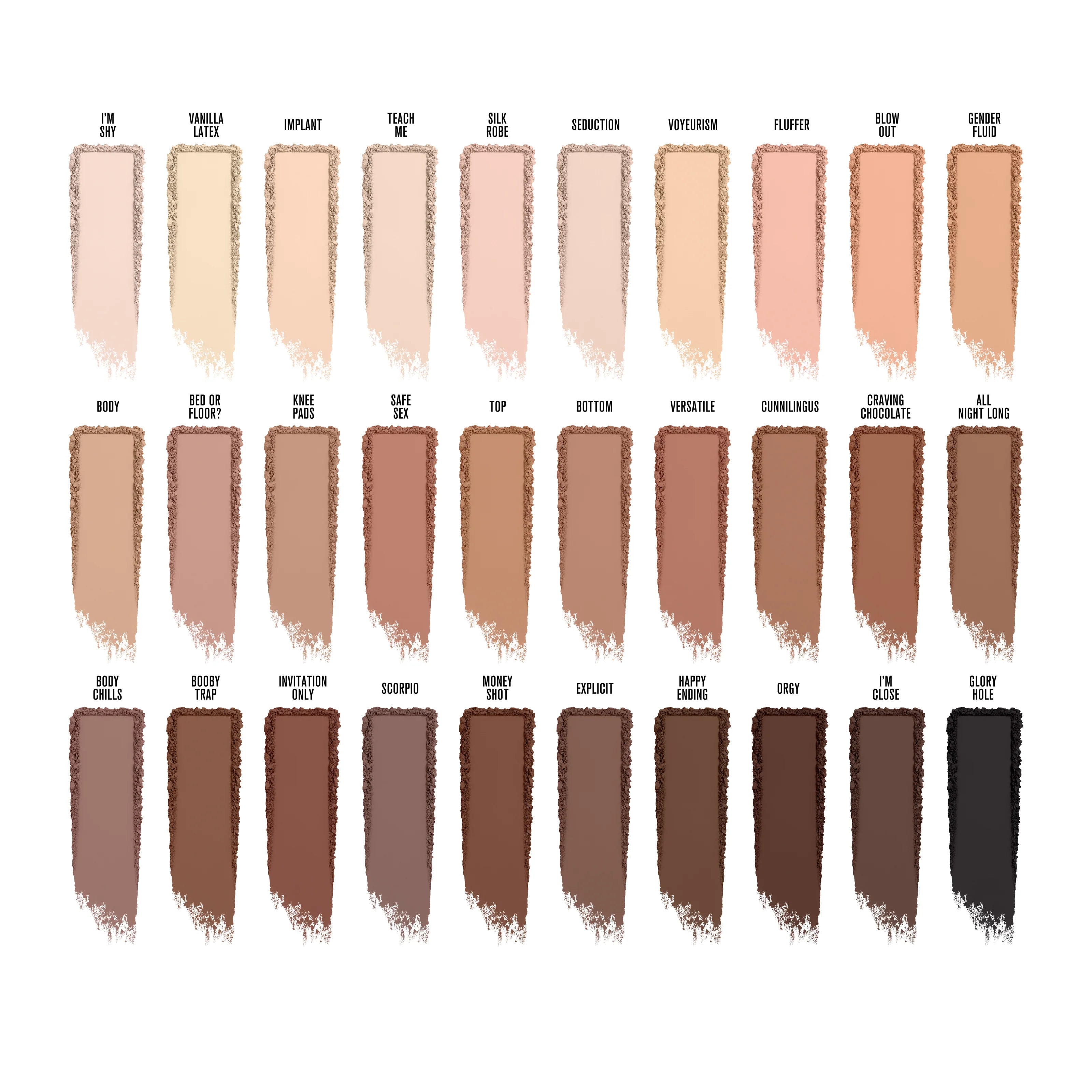 Orgy Artistry Palette