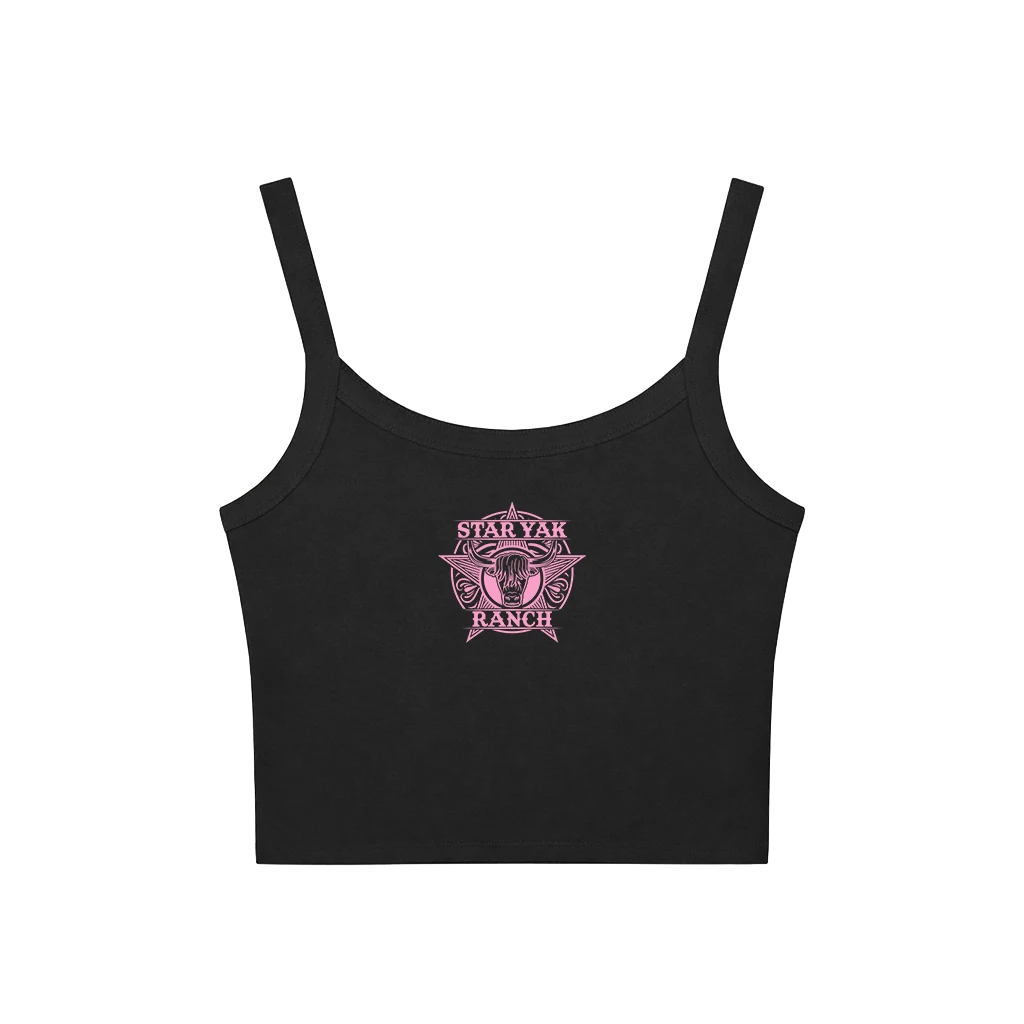 Black Cropped Tanks