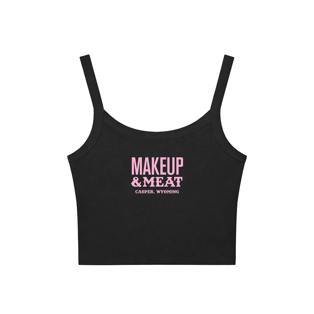 Black Cropped Tanks