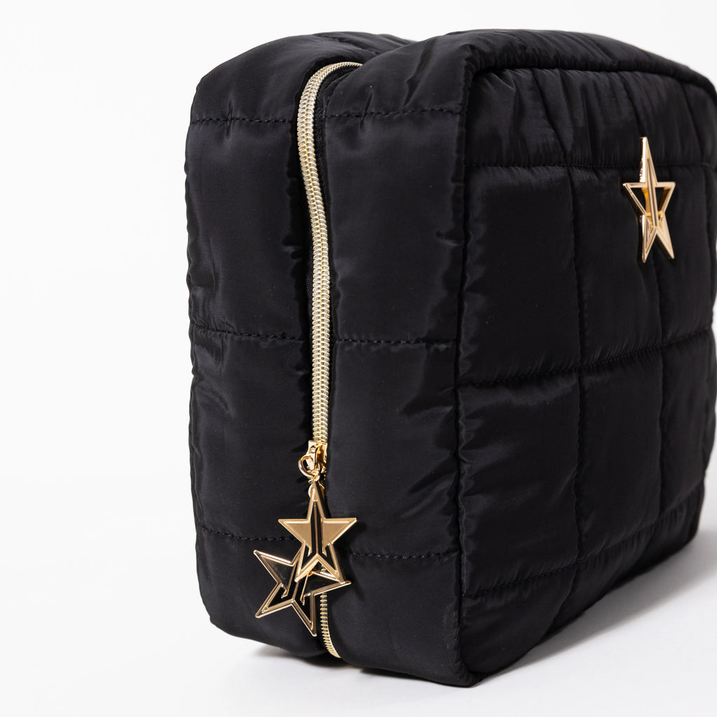 First Class Quilted Hanging Skincare Bag